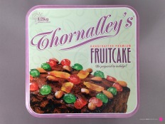 Thornalley’s Handcrafted Premium Fruitcake. Be prepared to indulge! Full colour printed metal tin.