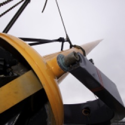 Zephyrometer wind sculpture reinstallation
