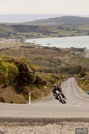 Bluff Hill, Bluff HIll Climb, Burt Munro Challenge, Kevin Ryan, Motupohue, New Zealand, NZ Hill Climb Champs, Rider 18, Triumph Bonneville 800