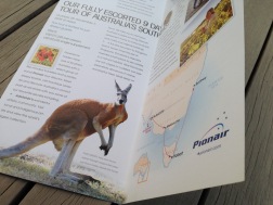Secrets of Southern Australia, one of a set of 3 escorted tour direct mail brochures designed for the 2009 direct mail campaign to Pionair’s past traveller database and affluent travel agents in the U.S. and the rest of the world