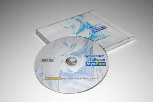 MyyoPace software CD and jewel case.