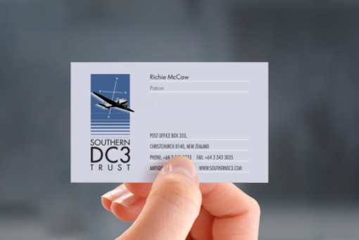 Southern DC3, Richie McCaw, Patron, business card