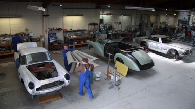 Panel Shop scene, Auto Restorations.
