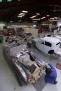 Panel Shop scene, Auto Restorations. Rolls Royce Restoration.