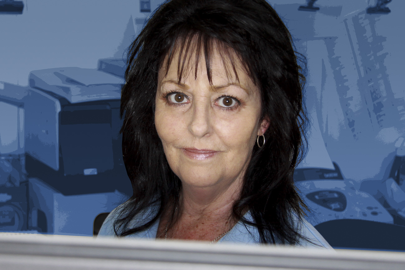 Sandra Casparis, office manager, receptionist and P.A. at Auto Restorations.